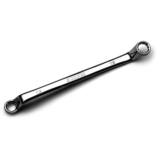 13 mm x 15 mm 75-Degree Deep Offset Double Box End Wrench